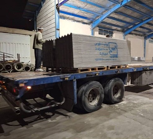 اجرای سقف شیبدار ایرانیت سیمانی