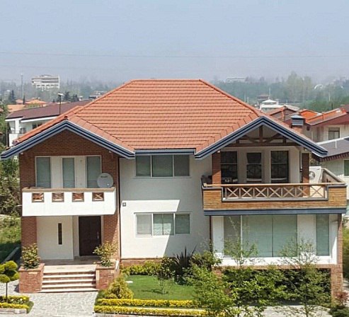اجرای سقف شیبدار سفال
