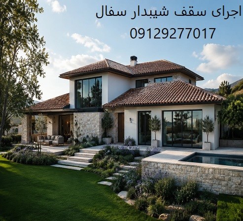 اجرای سقف شیبدار سفال تهران