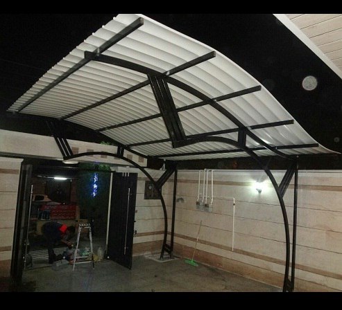 اجرای سقف شیبدار پارکینگ